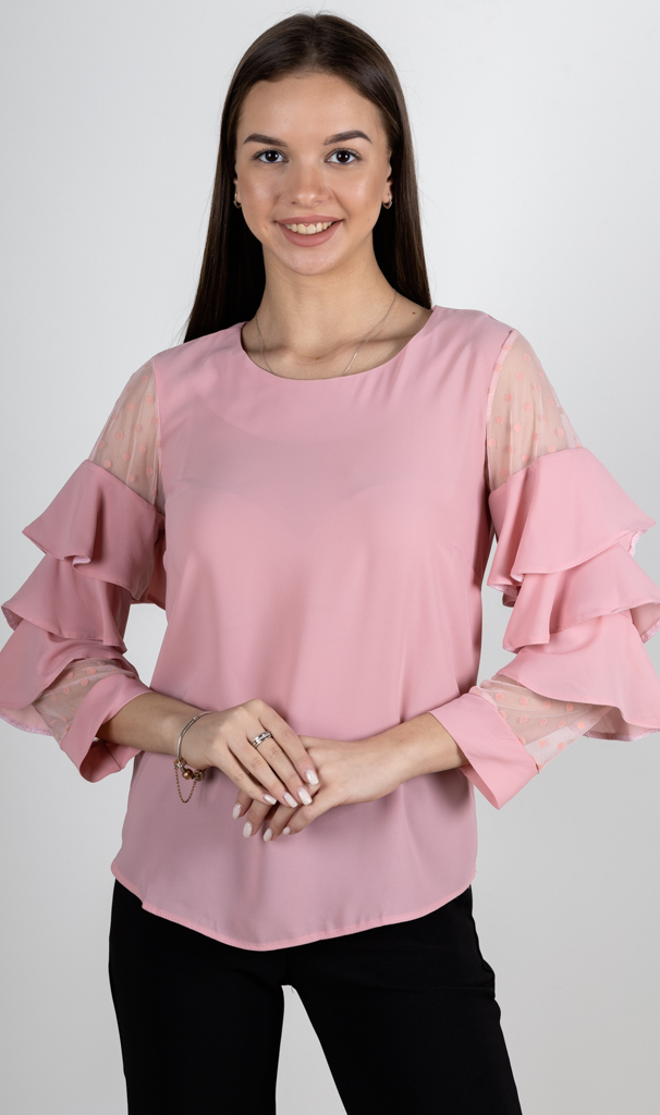 Блузка женская с воланами 253021