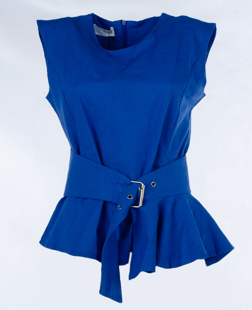 Блузка летняя с баской 248821