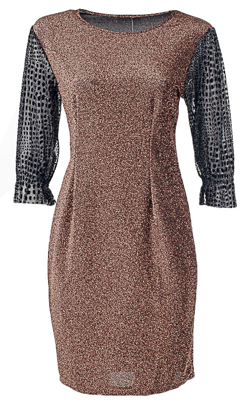 Платье женское с люрексом 250433