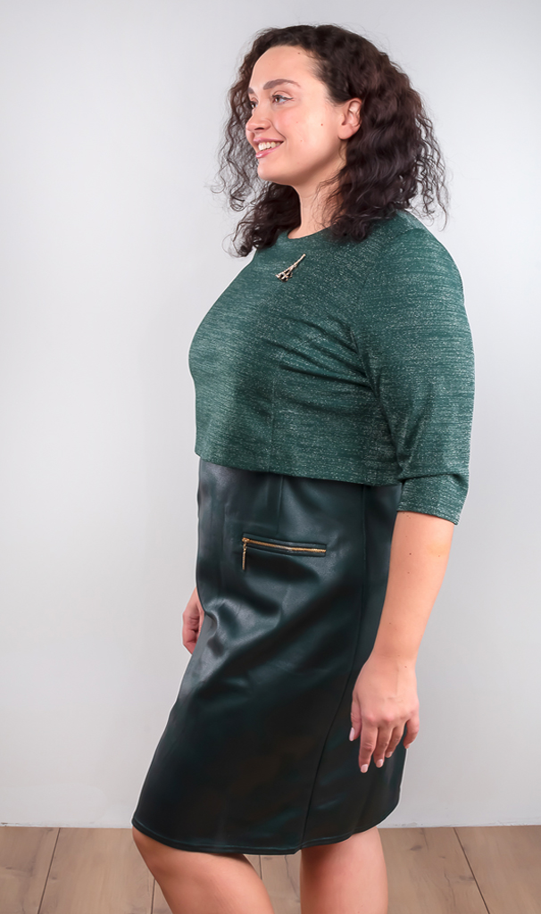 Платье женское комбинированное 252835