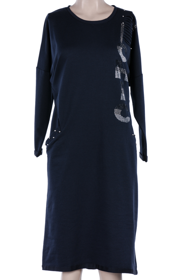 Платье женское со стразами 6088