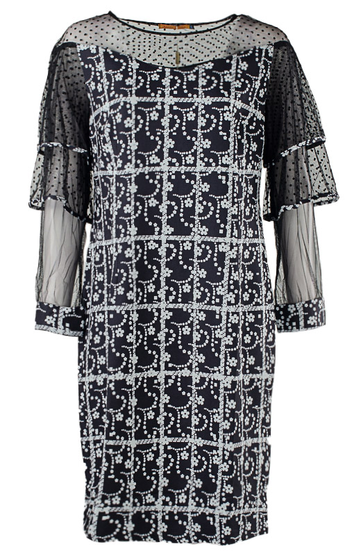 Платье женское с длинным рукавом 250065