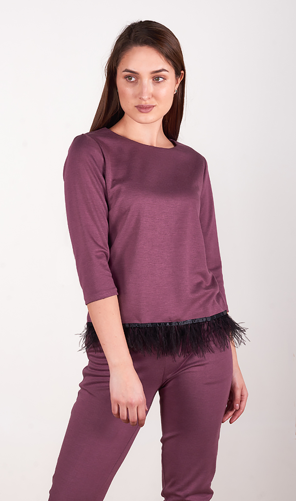 Костюм женский трикотажный с бахромой 250523