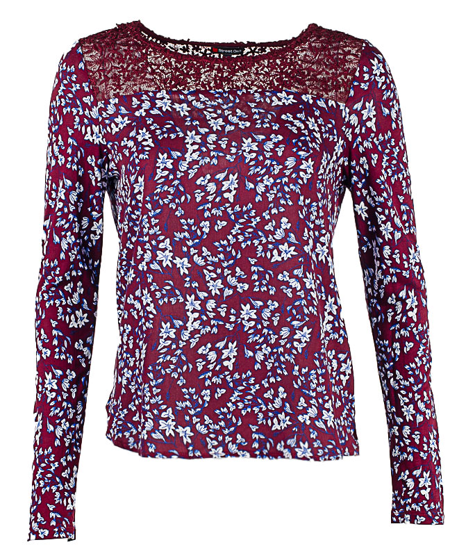 Кофта женская с кружевом 250664