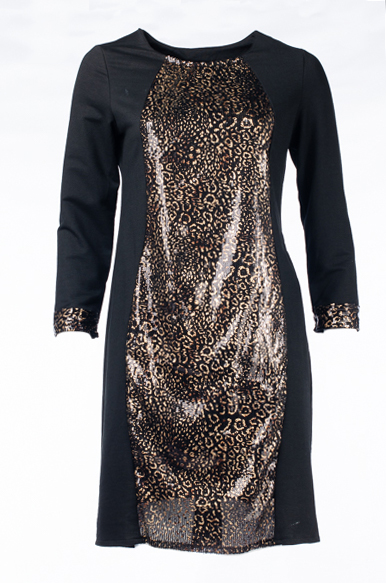 Платье женское с пайетками 248532