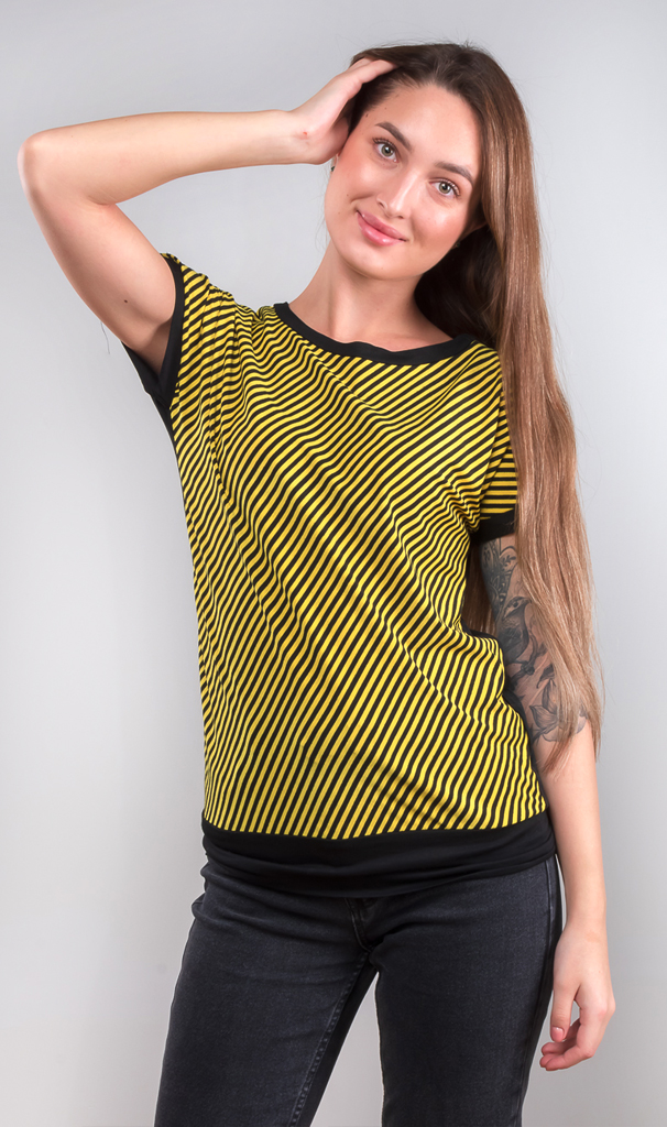 Футболка женская в полоску 2300478