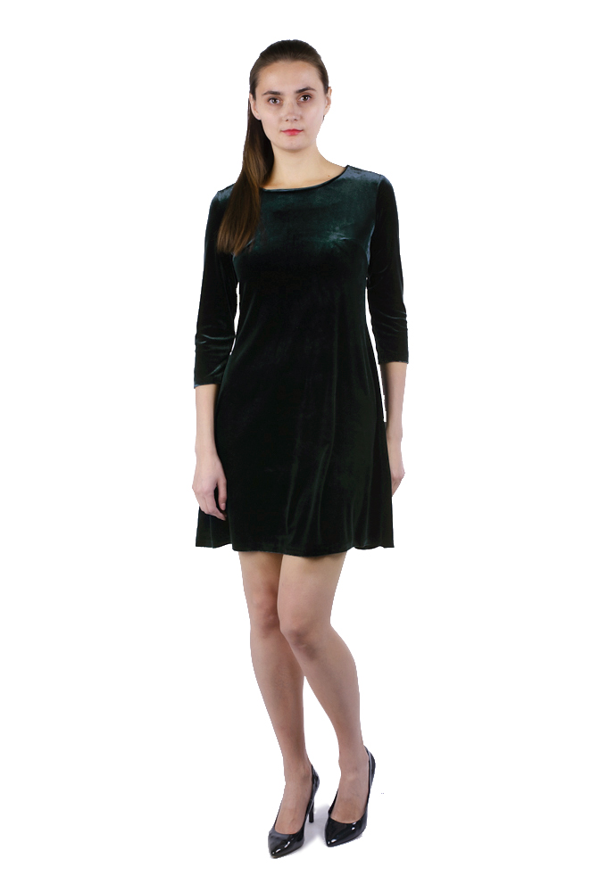 Платье женское бархатное 4044
