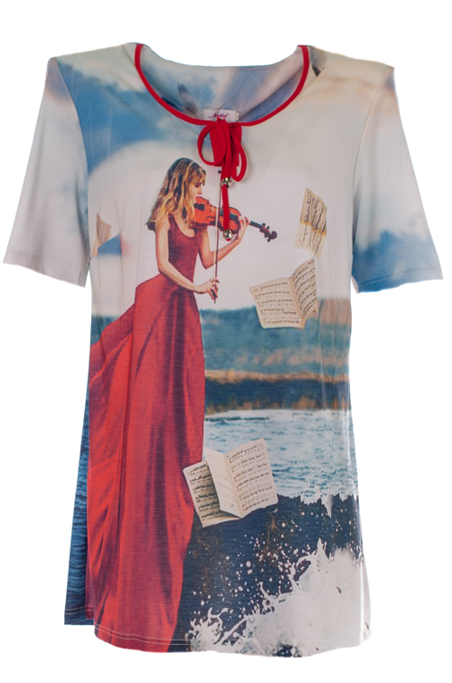 Футболка женская с принтом 248365