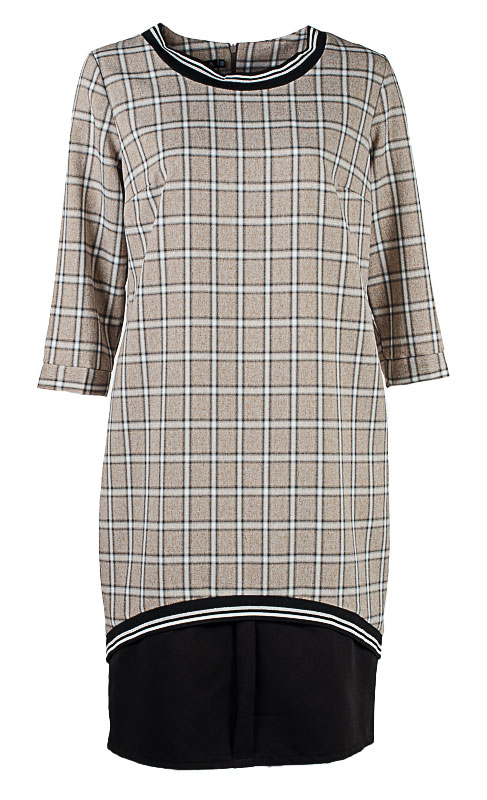 Платье женское в клетку 250892