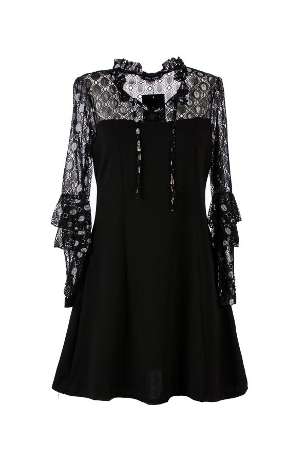 Платье женское с гипюром 227890