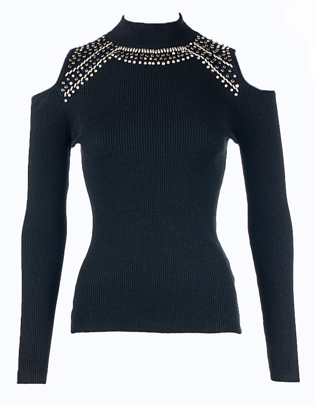 Джемпер женский с декором 250628