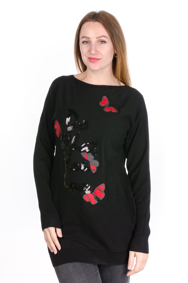 Джемпер женский с пайетками 4885