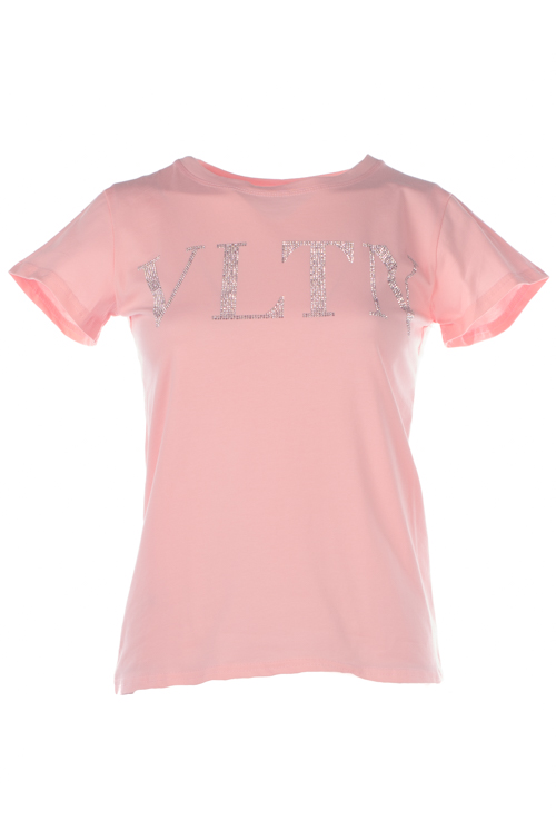 Футболка женская со стразами 2297550