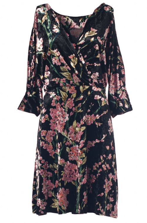 Платье женское велюровое 2299772