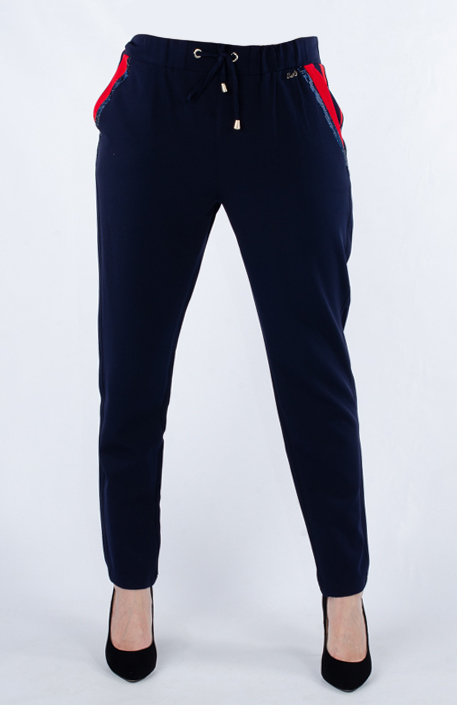 Брюки летние со стразами 248639