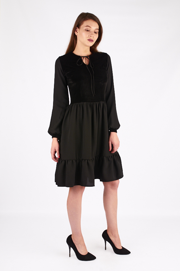 Платье женское с бархатом 1995