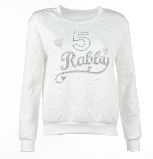 Свитшот женский со стразами 249436