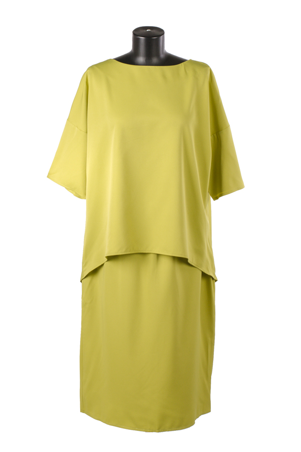 Костюм женский юбочный однотонный 227734