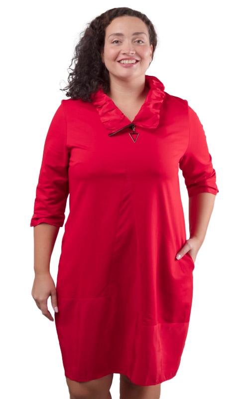 Платье женское комбинированное 252499