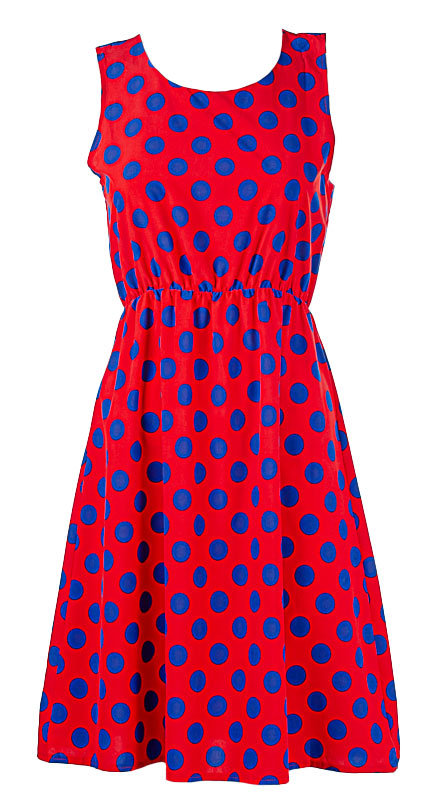 Сарафан женский в горох 250539