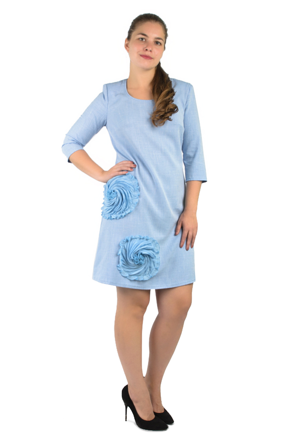 Платье женское прямое 2814