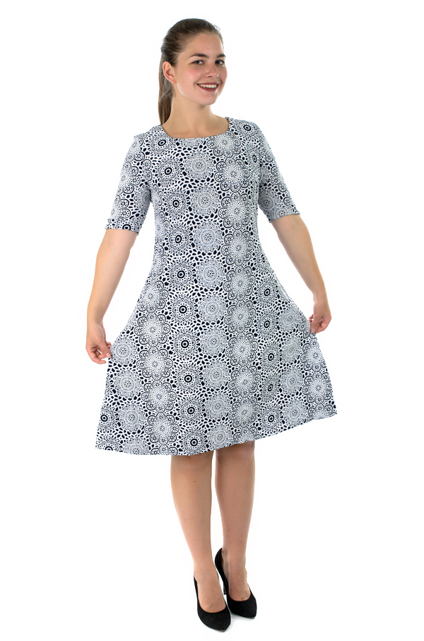 Платье женское трапеция 2976