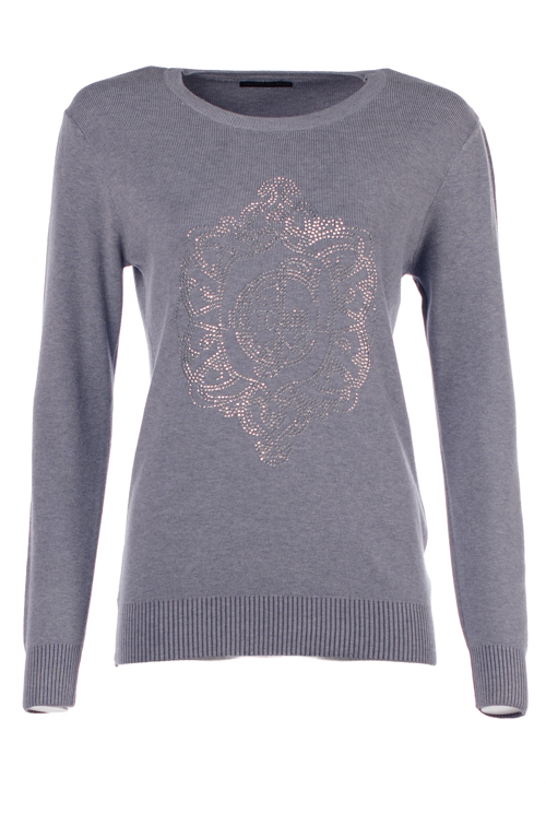 Джемпер женский со стразами 2300550