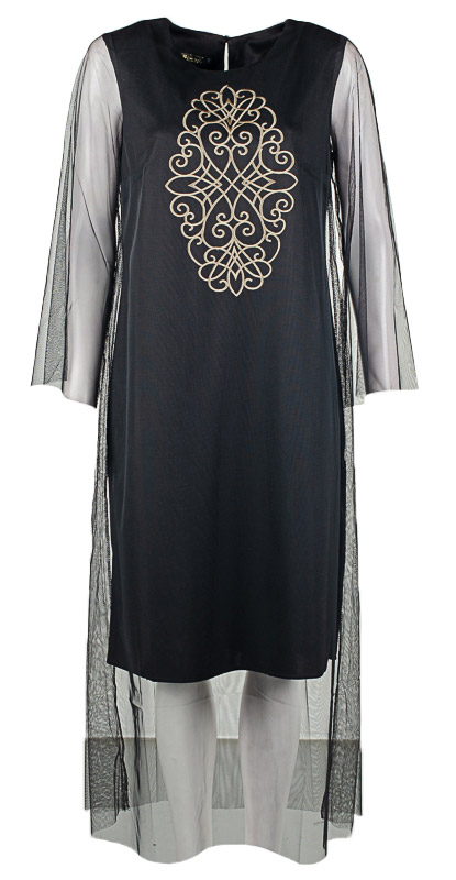 Платье женское с вышивкой 252016