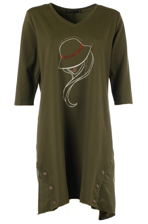 Платье женское со стразами 248202