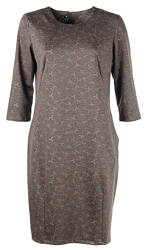 Платье женское рукав 7/8 250540