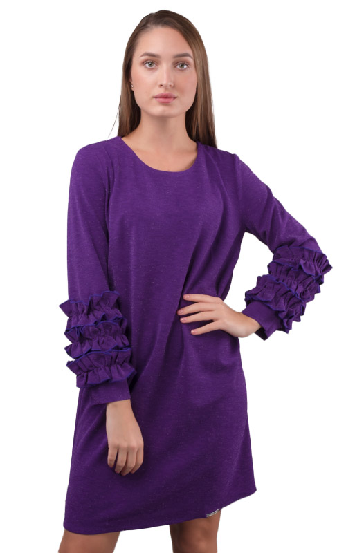 Платье женское с длинным рукавом 252567