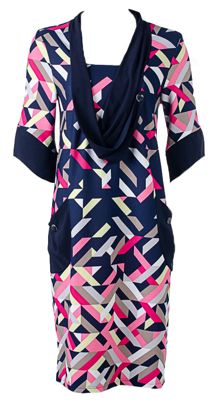 Платье женское с карманами 251127