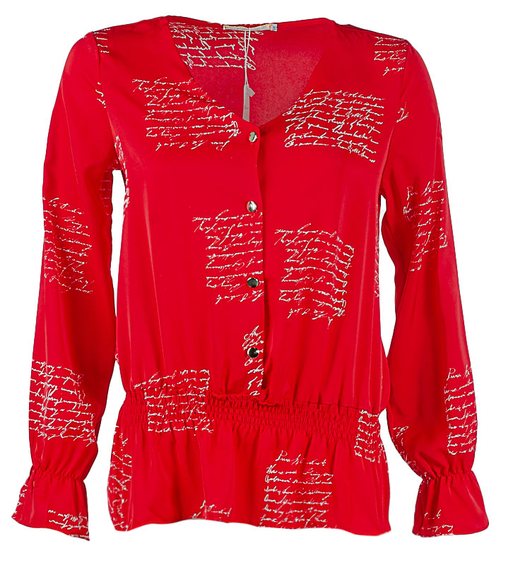 Блузка женская с длинным рукавом 250709