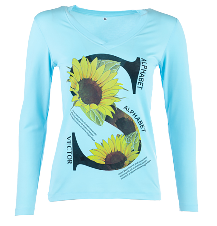 Футболка женская с длинным рукавом 249588