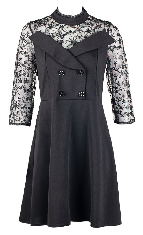 Платье женское комбинированное 251930