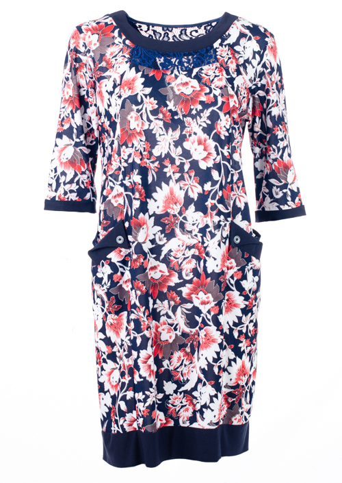 Платье женское с карманами 249369