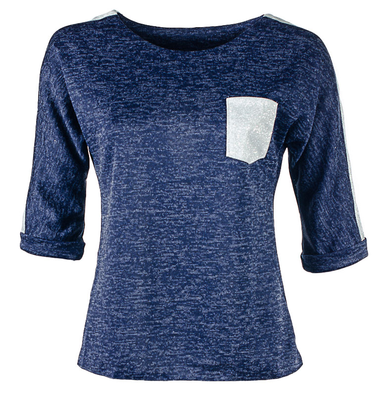 Кофта женская с кармашком 250437