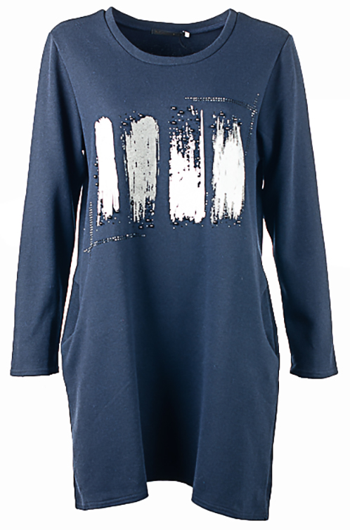 Платье женское с бусинами 249816