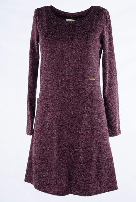 Платье женское с люрексом 248514