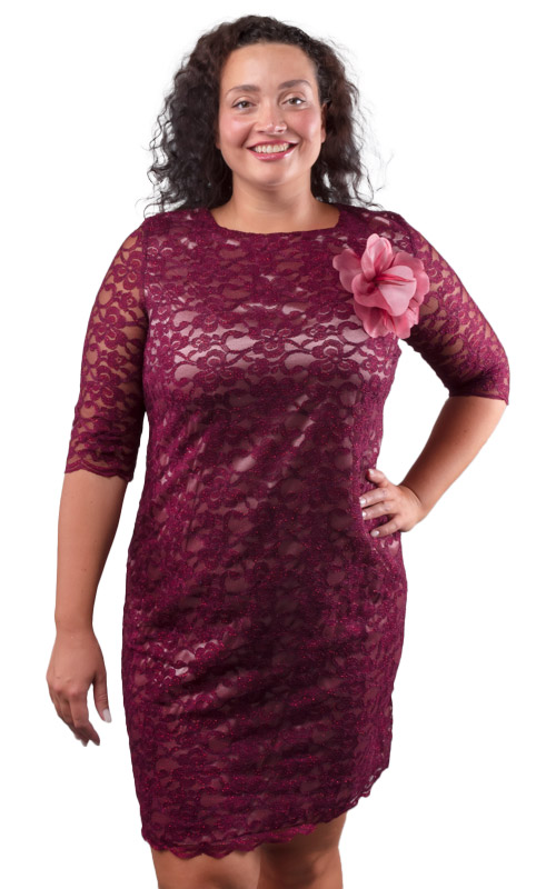 Платье женское гипюровое 250917