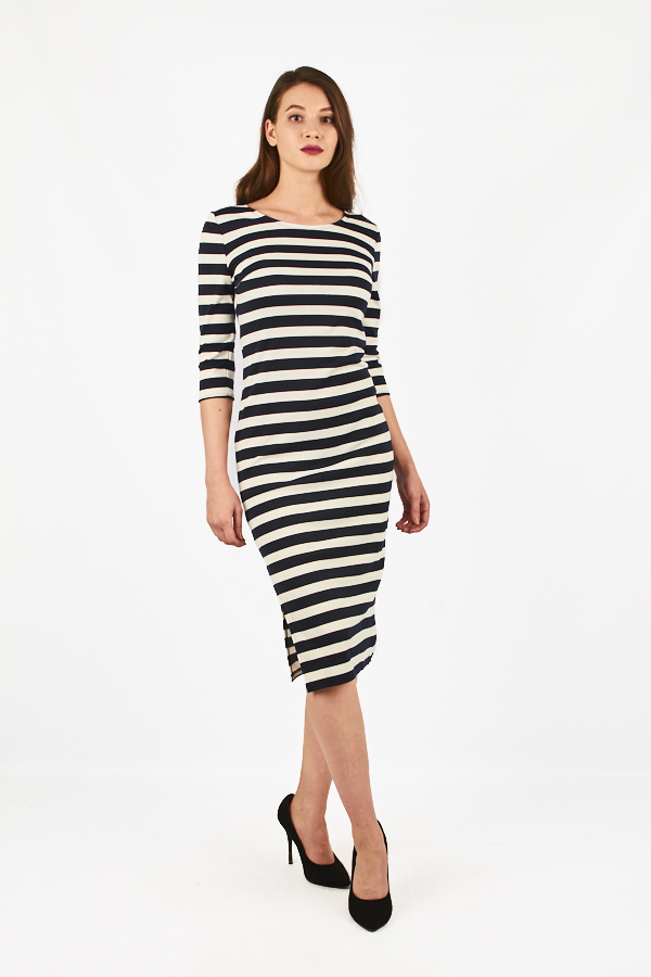 Платье женское в полоску 2417