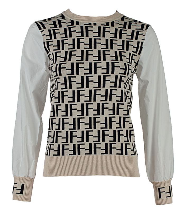 Джемпер женский комбинированный 251077