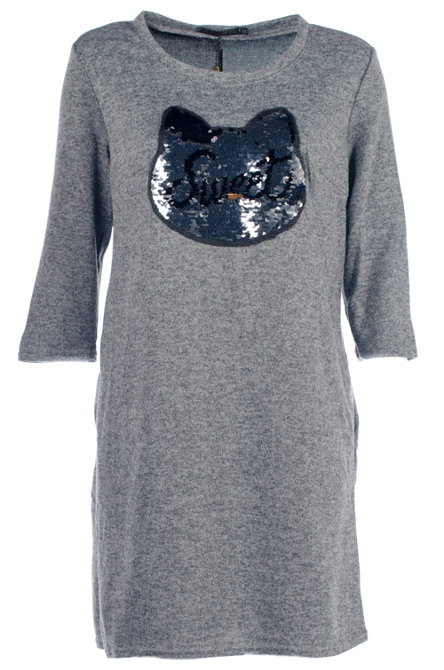 Платье-туника с пайетками 2300205