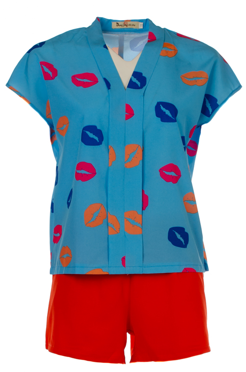 Костюм женский с шортами 248013