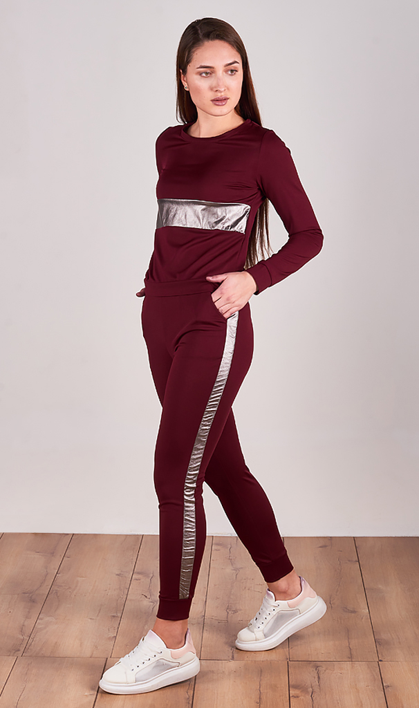 Костюм женский спортивный со вставками 252946