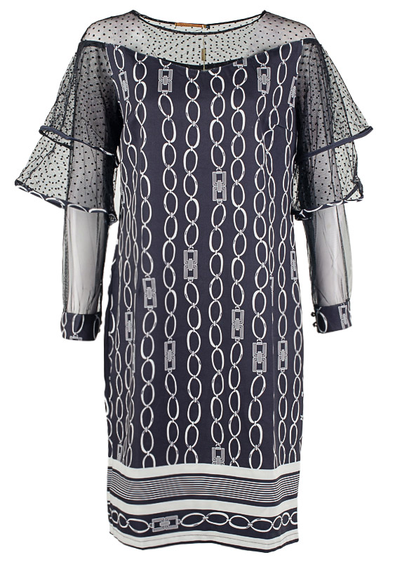 Платье женское с сеткой 251991