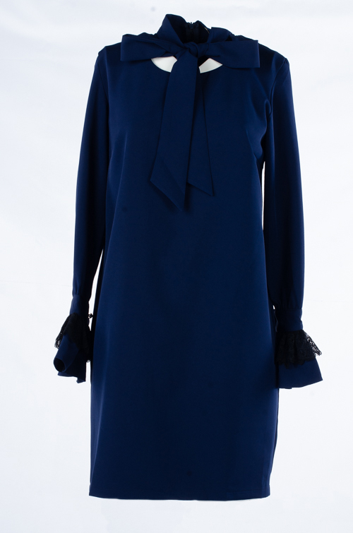 Платье женское с бантом 248510