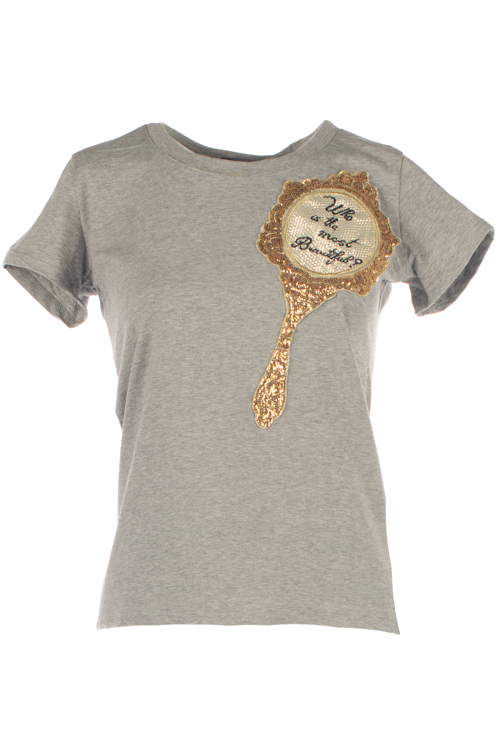 Футболка женская с пайетками 2297651