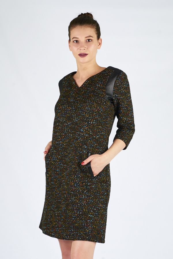 Платье женское со вставками 2011