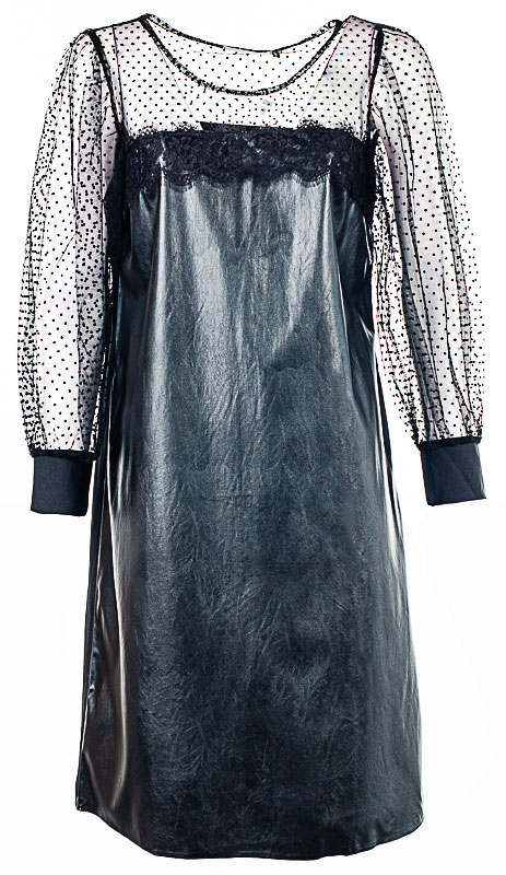 Платье женское комбинированное 249987